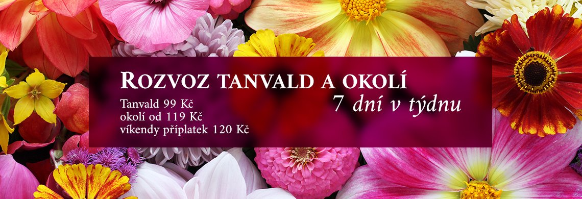 Květiny VŠ Tanvald | Rozvoz květin